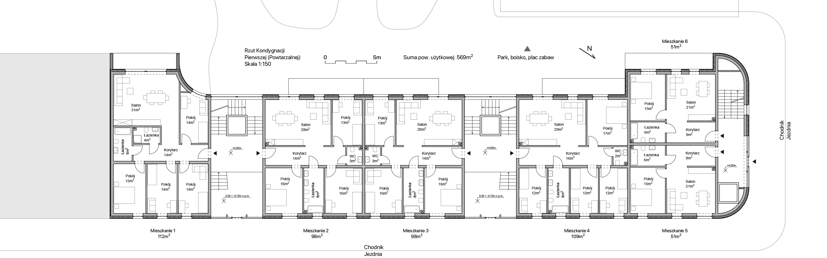 Budynek Mieszkalny Wielorodzinny przy ul. Fundacyjnej 1/4 w Gdańsku